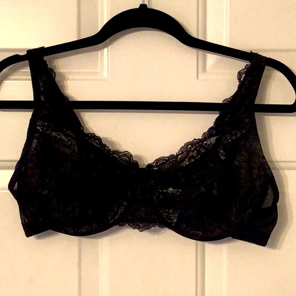 Lane Bryant Other - Sexy Lane Bryant black lace bra, size 40C.